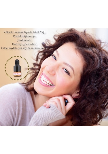 Akita Yüksek Frekans Doğal Gül Yağı Damlalıklı 1 ML