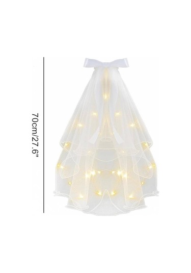 Tokalı Duvak İncili Ledli 70 Cm