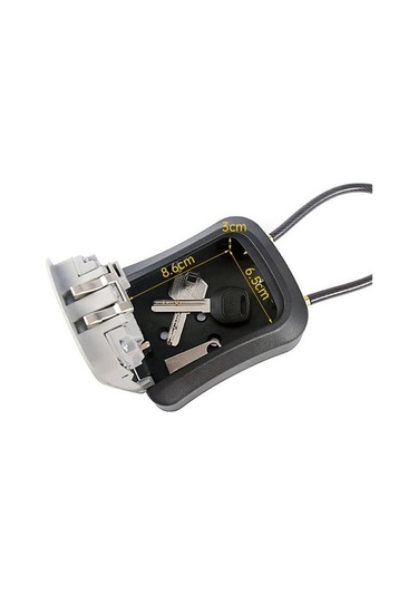 Pazly Suntek Saklama Magideal Kutusu Kilit Kasa Gri Ev Anahtarları Anahtar Bz Gri