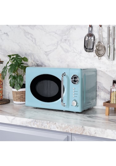 Vestel MD 20 YD Retro Düş Mavisi Mikrodalga Fırın