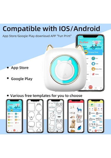 Os6856-2 Mini Cep Yazıcı Taşınabilir Termal Yazıcı Makinesi