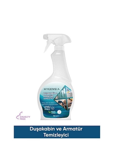 Hygensia Duşakabin ve Armatür Temizleyici 750 ML