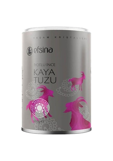 Efsina İyotlu İnce Kaya Tuzu 600 G
