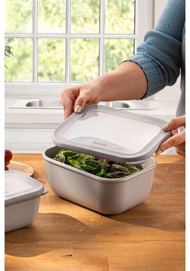 Emsan Lora 2'li Saklama Kabı Gri Gri