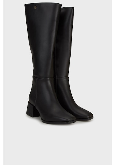 Pierre Cardin Bayan Çizme Pc54986 Siyah Cilt Siyah Cilt Pierre Cardin Bayan Çizme Pc54986 Siyah Cilt Siyah Cilt