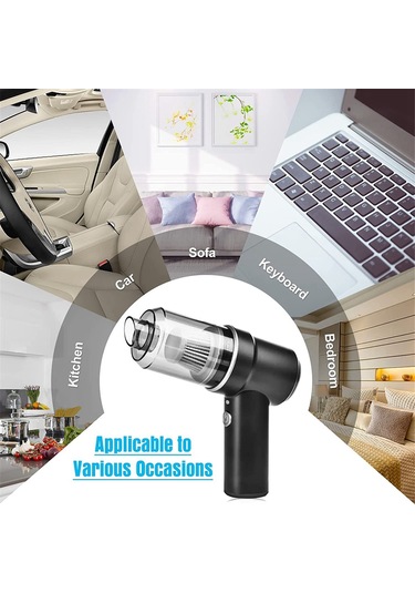 Amigaelegant El Tipi Araba Süpürgesi 120w Güçlü Emiş