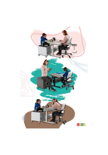 Vega Standart Yükseklik Ve Eğim Ayarlı, Çekmeceli Modern Bilgisayar, Ofis Ve Çalışma Masası Gri Gri