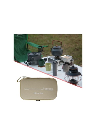 Homyl Açık Hava Kamp Gaz Meşalesi Saklama Çantası Haki Haki