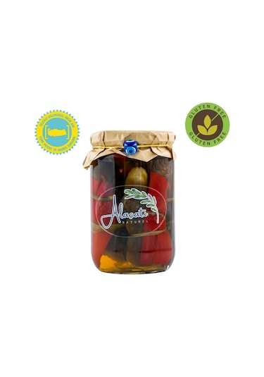 Alaçatı Naturel Doğal Patlıcan Dolma Turşusu 660cc Süzme 300 G E