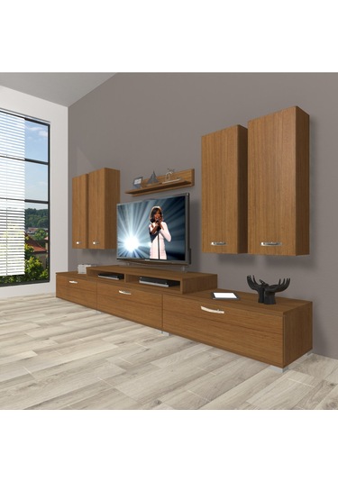 Decoraktiv Ekoflex 8d Slm Tv Ünitesi Tv Sehpası Ceviz