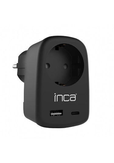 Inca Ipw-42sy 1port 12w Usb+type-c Akım Korumalı Duvar Priz - S