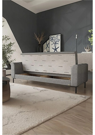 Mitra Üçlü Koltuk&kanepe - Gri