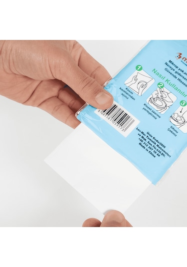 Mulpex Tek Kullanımlık Suda Çözünür Klozet Kapak Örtüsü 20 x 10'lu