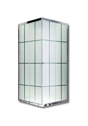 Durul Duşakabin Kare Kumlama Karomat Desen Parlak