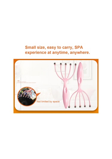 Hangfox Pp Malzeme Multi Kullanimlı Beş Tırnaklı Toplu Şapka Masaj Cihazı - Açık Mavi