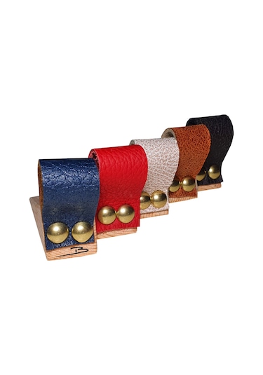 Premium 5 Renk Deri Kapı altlığı kapı stoperi stopper (5li Paket)