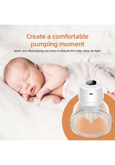 Qingmipy Elektrikli Göğüs Pompası - 3 Mod, 9 Emiş Seviyesi, 240ml Süt Toplayıcı, Taşınabilir Ve Sessiz