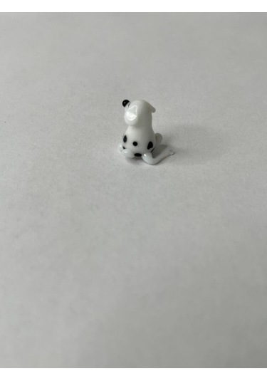 El Yapımı Mini Murano Cam Köpek Biblo A146-01
