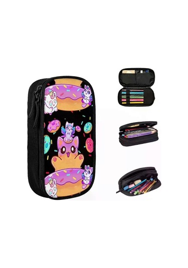 Tf2187 Aphmau Meow Peluş Hayvan Anime Kediler Kalem Kutusu Büyük Kapasiteli Düzenleyici Kalem Kutusu Saklama Çantası Erkek Kız Öğrenciler Kırtasiye Th