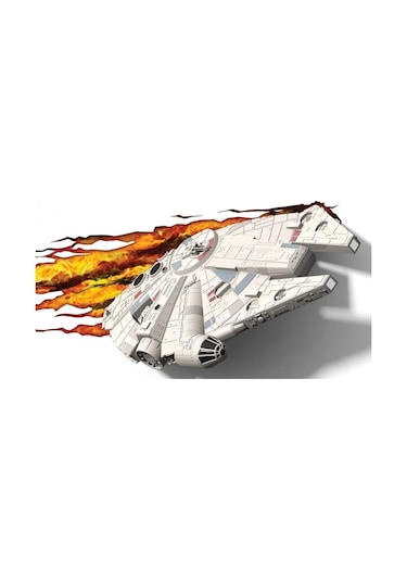 3d Light Fx Star Wars Millennium Falcon Duvar Lambası Çok Renkli