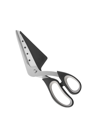 Yunboo Ev Ve Restoranlar İçin Çok Fonksiyonlu, Ayrılabilir Paslanmaz Çelik Pizza Kırıcı Ve Shovel Kombinasyon Aleti Siyah-gri Diğer