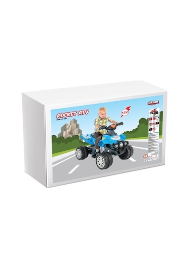 Pilsan Rocket 12 V Akülü Atv 05-229 Mavi