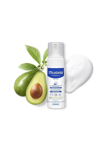 Mustela Yenidoğan Konak Önlemeye Yardımcı Bebek Köpük Şampuan 150 ML