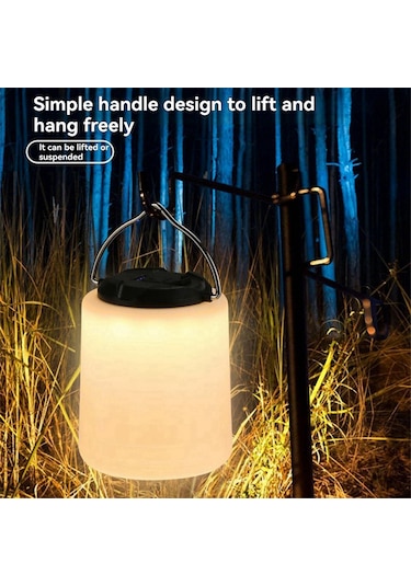 Tak-çalıştır Kamp El Lambası Süper Parlak Taşınabilir Gece Lambası, B Beyaz