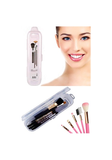 Periboia Multi Şeffaf Kapaklı Çanta İçi Saklama - Diş Fırçası - M Renkli