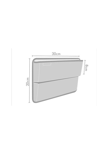 Novahub Araba Koltuğu Boşluk Düzenleyici, Koltuk Boşluğu Doldurucu, Depolama Kutusu, Ön Koltuk Arası, Premium Pu Deri Konsol Tutucu, Evrensel Cepler