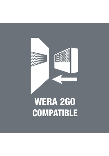 Wera '05057470001 Kraftform Kompakt 400 El Tornavidası Ve Uç Seti