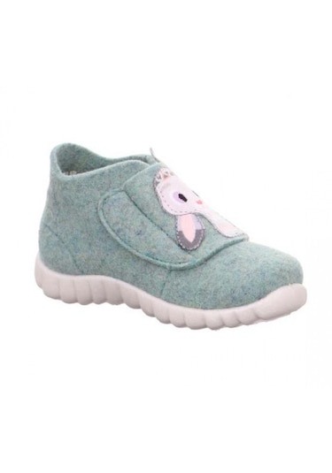 Superfit 1-800295 Happy Çocuk Su Yeşili Keçe Panduf Su Yeşili