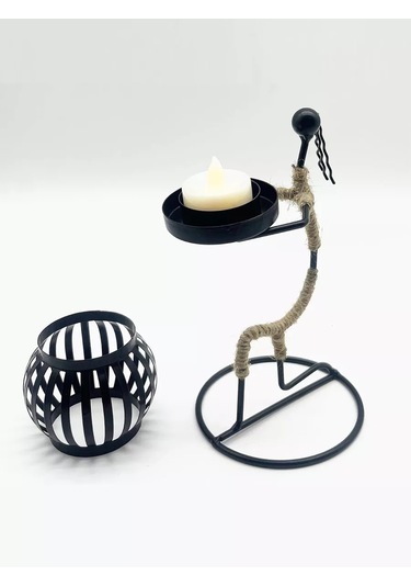 Pabk Metal Mumluk, Çay Mumları İçin Heykel Figür 252825985 Diğer