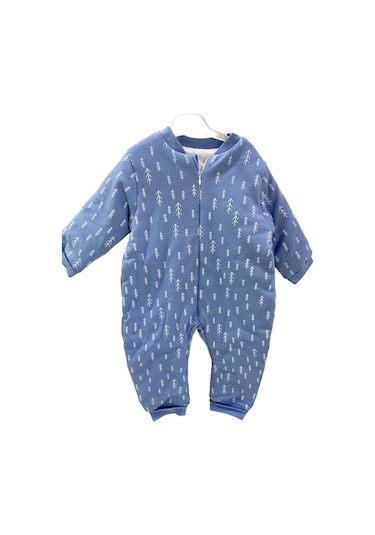 Mini Damla Uyku Tulumu Albimini Çavuş Desenli Mavi-9863 Mavi