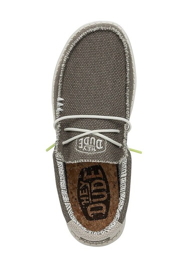 Hey Dude Wally Erkek Sneaker 40003 Flannel Grey/olive Grey