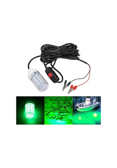 Maiyame 12v Yeşil Işık Led Balık Çeker Lambası - Ce Onaylı Ip68 Su Geçirmez Balık Toplama Aleti