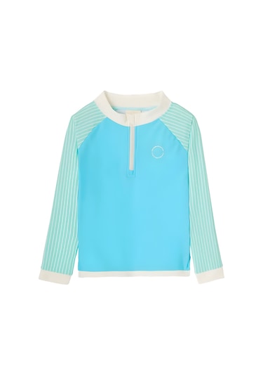 Kietla Uv Korumalı Uzun Kollu Tişört Mayo Blue Striped Mavi