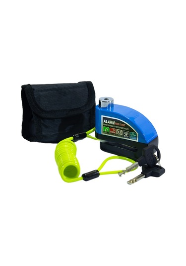 Disk Kilit Hsb125 Mavi Alarmlı Kablolu