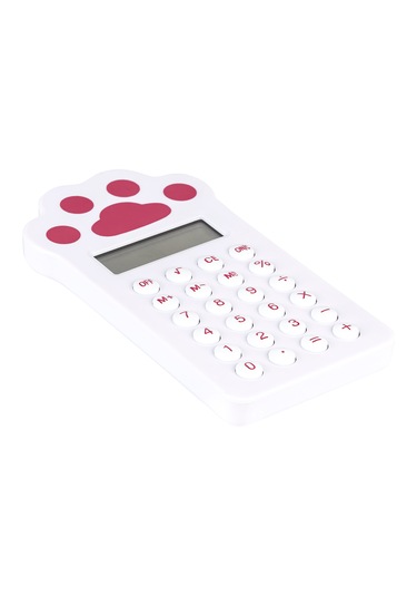 Hesap Makinesi - Pati Desen Beyaz