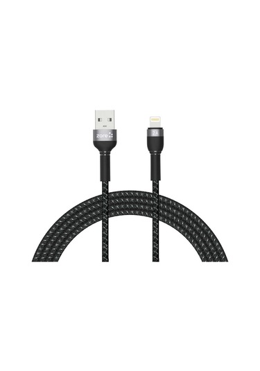 Teknocep Siyah Shira Serisi Lightning Usb Kablo 2 Metre