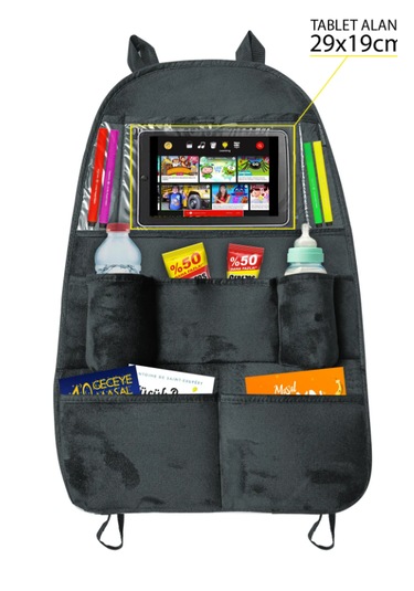 Araç Koltuk Arkası Tablet Ve Telefon Tutucu Organizer - Araç İçi