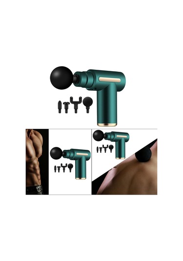 Suntek Kas Masajı Vurmalı Masaj Aleti Type-c Şarjı Için Yeşil