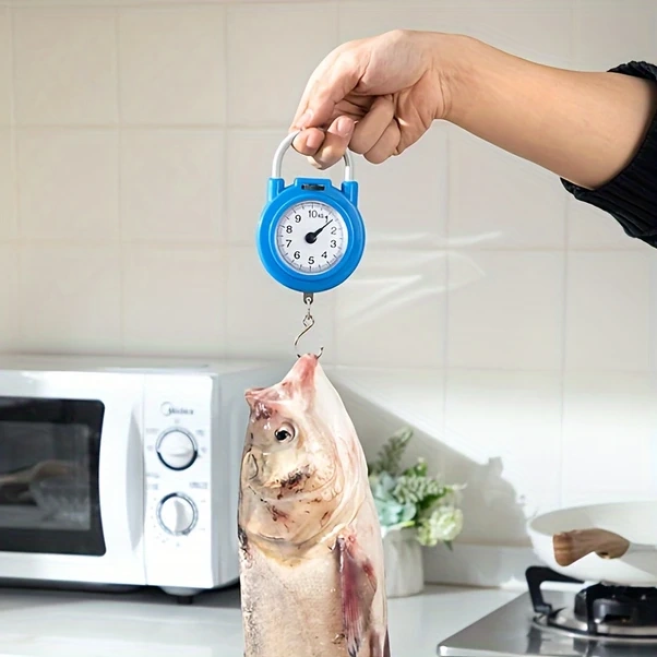 Willowhaven Mavi Taşınabilir Mekanik El Terazisi, Hassas 10kg Yük Kapasiteli Mavi