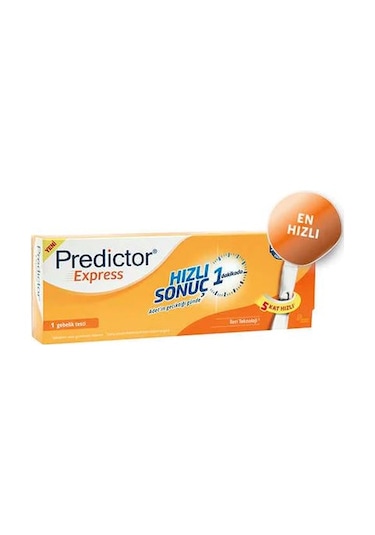 Predictor Express Hızlı Sonuç Gebelik Testi 1 Test
