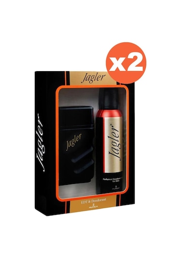 Jagler Classic Erkek Parfüm EDT 2 x 90 ML + Sprey Deodorant 2 x 150 ML