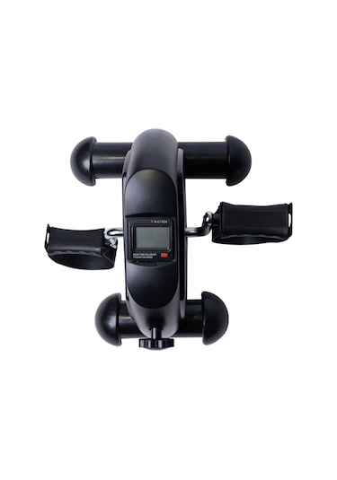 Walke Mini El Ve Ayak Egzersiz Bisikleti Dijital Göstergeli Kondisyon Bisikleti Siyah