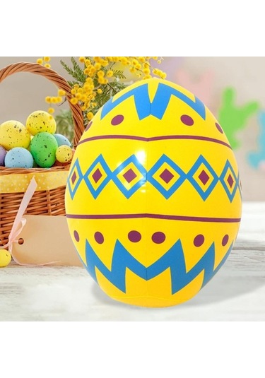 Pazly Yumurtası Suntek Şişme Sarı Paskalya Ev Dekoru Dekorasyon Vs