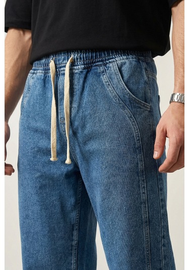 Bigdart Erkek Rahat Kesim Baggy Jean Pantolon 30076 - İndigo
