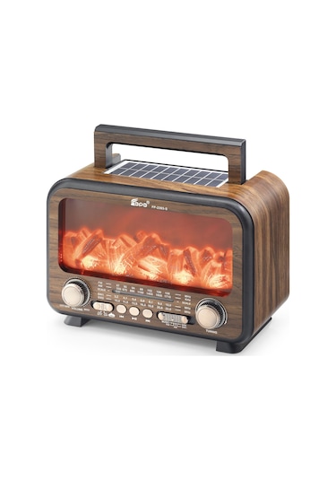Bluetooth Solar Panelli Fm Radyo Usb Tf Nostaljik Hoparlör A Tdrtr