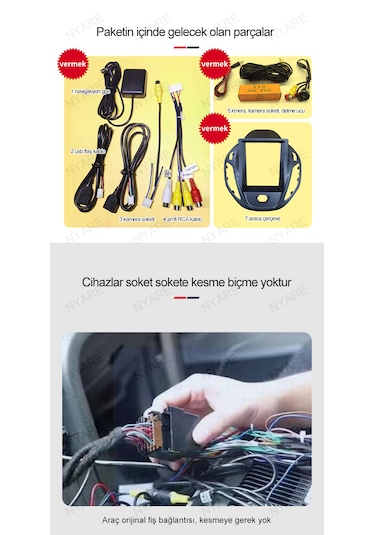 Volkswagen Jetta 2011-2018 Yıl Multimedya 1-16 Gb Navigasyon